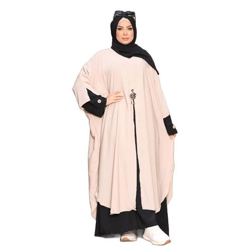 Edna Royal Crepe Material Consists of 2 Pieces , Beige