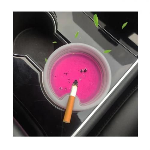 6pcs Disposable Ashtrays For Cigarettes With Ash Absorbing Balm