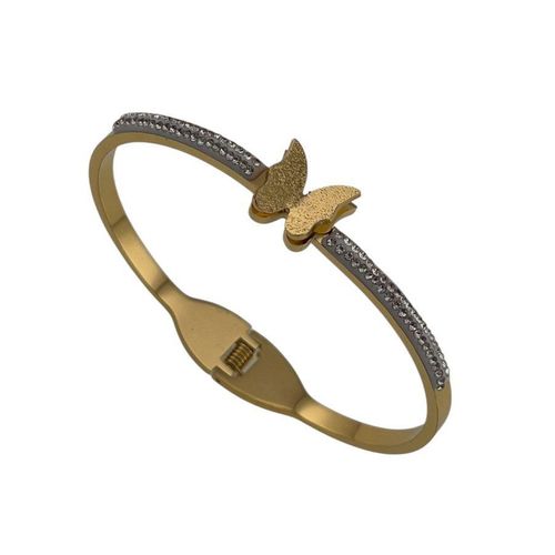 سوار نسائي أنيق بلون ذهبي - تصميم عصري