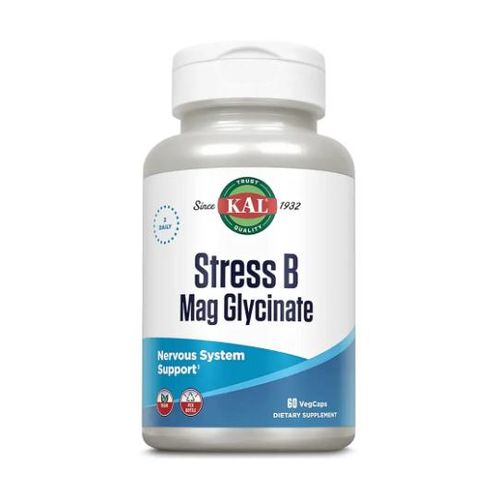 Stress B Mag Glycinate servings 60 veg caps
