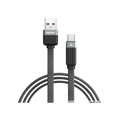 REMAX High Speed Charging Cable RC-C086, 3A Fast USB to Type-C Cable , 1M Durable Braided Design with Aluminum Alloy Connectors, Stable Data Transmission, and Universal Compatibility
