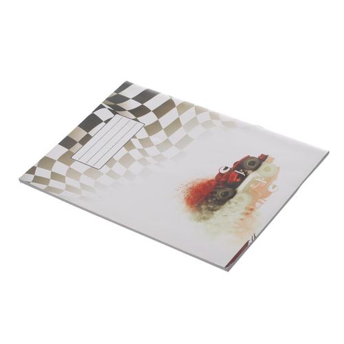 Stapled School Graph Exercise Book 28 Sheets Racing Couché Cover 16 * 22.5 cm