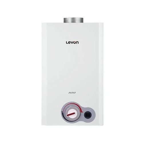 LevonDigital Gas Water Heater 10-Liters For Natural Gas - White - Code 6518128 - Model 10LDG5