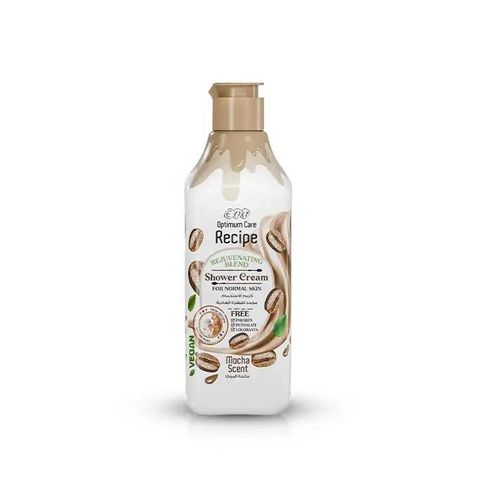 Recipe Rejuvenating Blend Shower Cream For Normal Skin Mocha Scent 370 ml