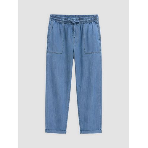 Elastic Waist Carrot Fit Women's Jeans