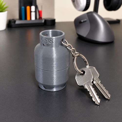 Unique gas cylinder keychain – a distinctive decorative touch for your keys