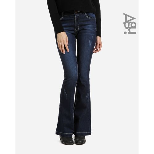 Flare Jeans - Dark Blue - (317)