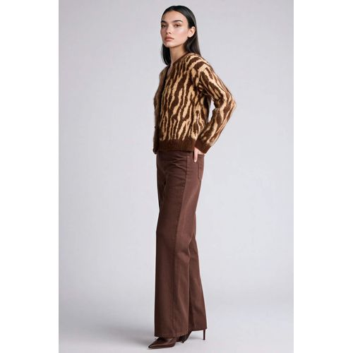 Straight Fit Normal Waist Gabardine Trousers