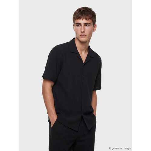Regular Fit Crinkle Men's Shirt
