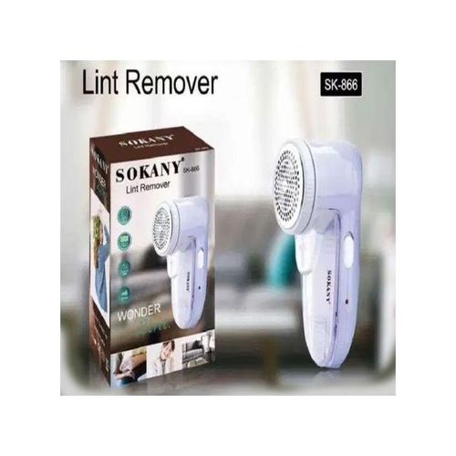 Sk-866 Rechargeable Lint Remover - white blue