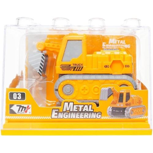 Small Plastic Tractor Toy - Yellow Ofer-206