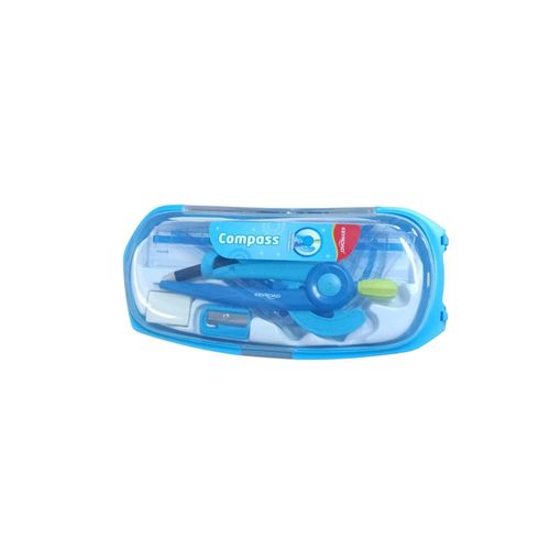 Geometry Set 8 Pieces Plastic Case Light Blue Model KR971488