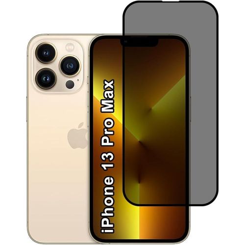Gadget Privacy Screen Protector with 9 Hardness Tempered Glass, 100% Privacy Protection, Easy Installation, Bubble-Free, Full Coverage, Scratch Resistant for Apple iPhone 13 Pro Max