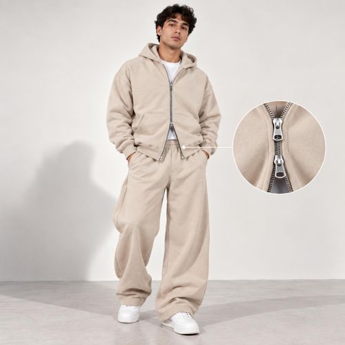 Men’s Cotton Fleece Milton Double-Zip Tracksuit