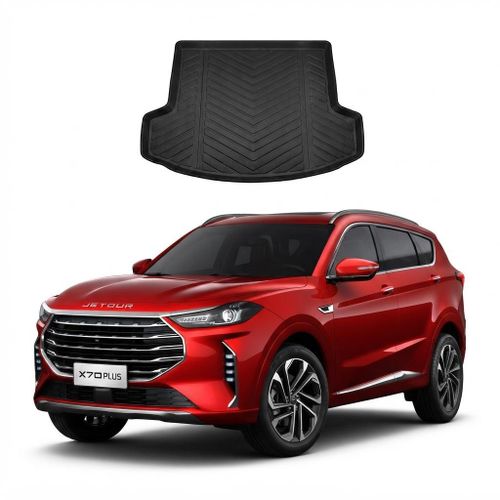 Car Trunk Mat for JETUOR X70 – Waterproof Rubber Cargo Liner – Heavy-Duty Boot Floor Protector