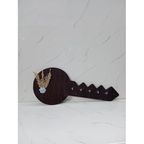 Wooden Wall Mounted Key Chain Holder (40 * 17) cm (Brown)