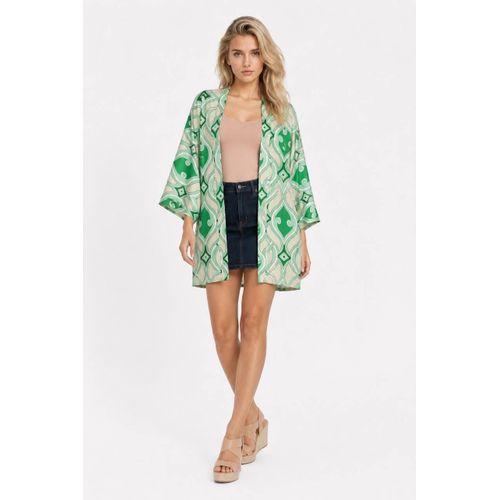 Women’s Printed Soft Satin Kimono