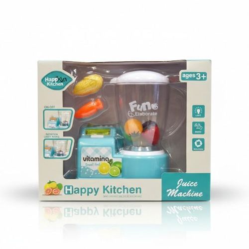 مجموعة هابي كيتشن - ماكينة صنع العصير مع قطع فواكه