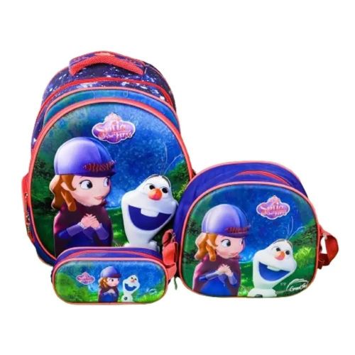 Grand Sky - Sofia School Backpack Set with Lunch Bag and Pencil Case 16 Inch - GS16-B