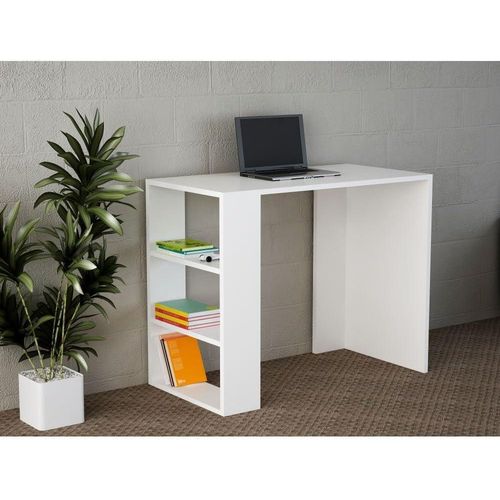 Portal Homeland wooden desk, white