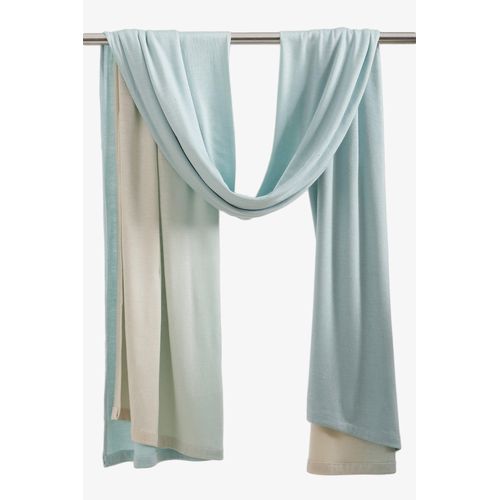 Two-Tone Rectangular Scarf.