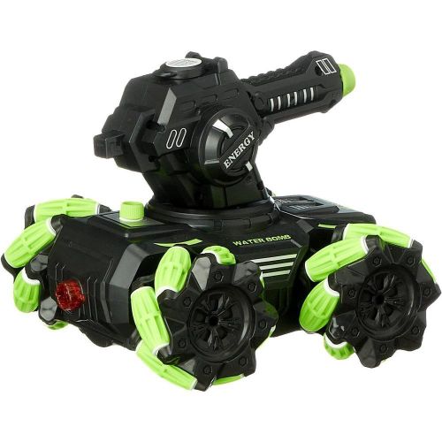 RC Remote Control Water Bomb Stunt Car with 360° Stunt Action Green - SY020