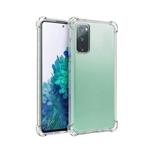 Soft TPU Gel Shockproof Four-Corner Protective Case Cover for Samsung Galaxy S20 FE - Clear