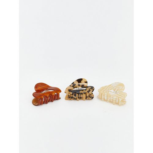 Patterned Women's Claw Clip Set 3-Pack
