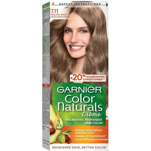 Color Naturals Permanent Crème Hair Color - 7.11 Deep Ashy Blonde