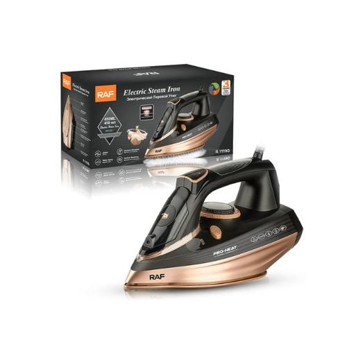 R.1119G - Iron 2200W Powerful Steam Iron Ceramic Soleplate Household Electric Steam Iron