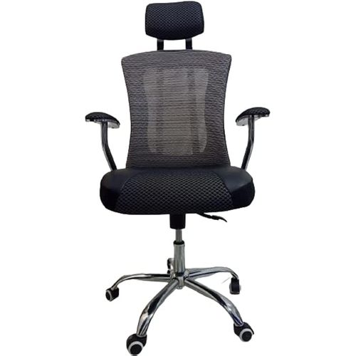Modern Ergonomic Adjustable Mesh Office Chair with Painted Swivel Armrest El-Motahida