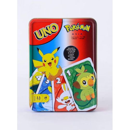 Electric Monster Animated Character Matching Card Game – Collector Metal Tin Box with 2 Special Rule Cards, Complete Deck, Fast-Paced Action Tabletop Travel Game for 2–10 Players Ages 7+ (Color & Packaging May Vary)