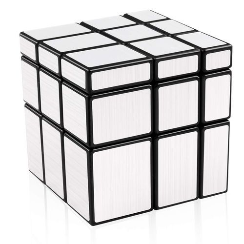 Moyu Magic Cube Toys Mirror Blocks 3x3 Cube Speed Silver