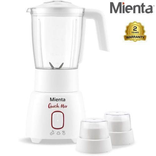 Blender 600W, 1.75L Capacity, 1 Speed with Pulse Function, Grinder and Grater Attachments, Stainless Steel Blades, White, Model BL1281H, 2 Years Warranty