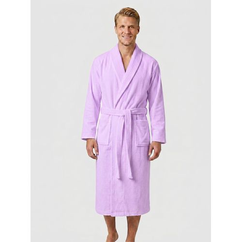 Premium Bath Robes for Men's - Super Soft Cozy Fleece Men's Robe Plush Long Bathrobe 100% Cotton.