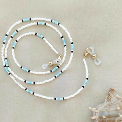 Eyeglasses Chain Of Multicolored Interpretation Beads