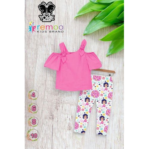 Set Of 2 Pcs Summer Outfit For Girls