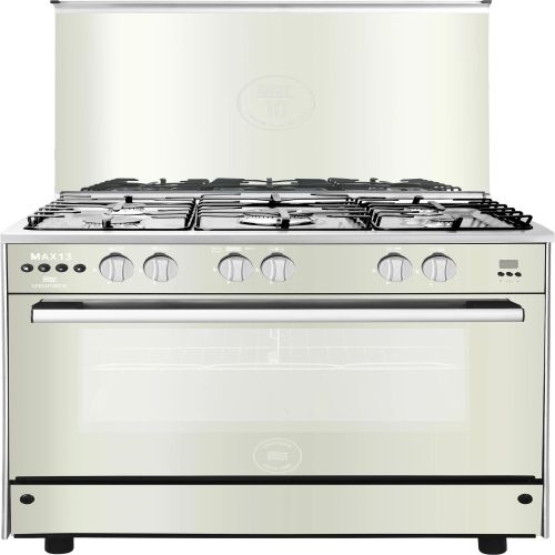 Cooker 5 Burners - 60×90 cm - Half Safety - Mirror - C69SS-GC-447-FD-SO-M13-2W-AL