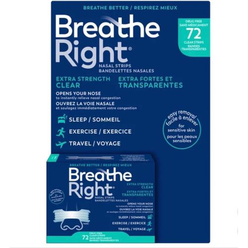 Extra Strength Nasal Strips - 72 Clear Strips