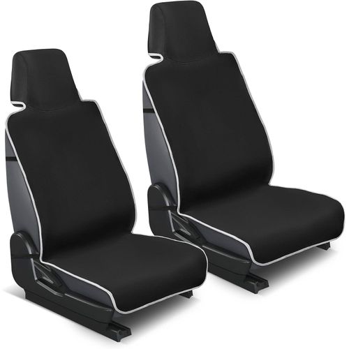 2 Pack Car Seat Cover, Sweatproof Car Seat Cover After Gym, Non-Slip Seat Protector for Cars,SUVs,Vans(Black,2-Pcs)