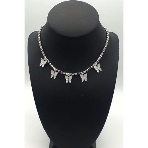 Elegant Butterfly Necklace Choker