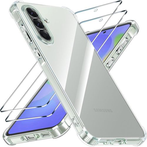 Case Compatible with Samsung Galaxy A37 5G, Cover SiliconeTransparent TPU Gorilla Anti-shock Protector Camera Shockproof Corners - Clear