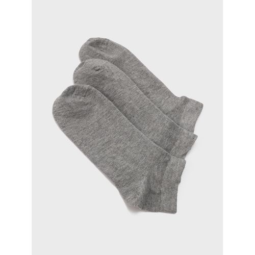 Plain Men's Booties Socks 3 Pieces