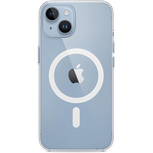 Transparent Magnetic Mobile Phone Case Compatible with MagSafe Shockproof Hard Back Cover (for iPhone 15)