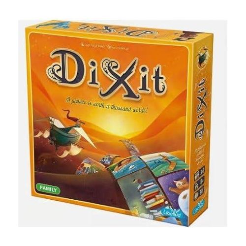 (Dixit) A Picture Is Worth A Thousand Words Board Game Fun Family Storytelling Game for Kids & Adults, Ages 8+ 3-6 Players, 30 Minute Playtime