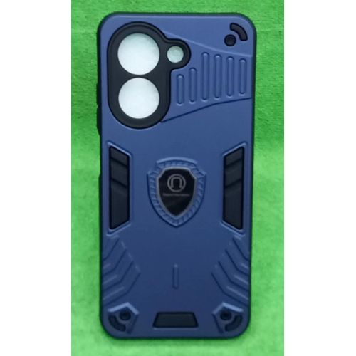 Heavy Duty Dual Layer Shockproof Cover Matte Back Hard Cover for Xiaomi Redmi A5 4G -BLUE