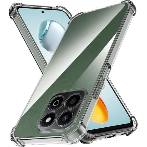 Case Compatible with Honor X7C, Cover Silicone Transparent TPU Gorilla Anti-shock Protector Camera Shockproof Corners - Clear