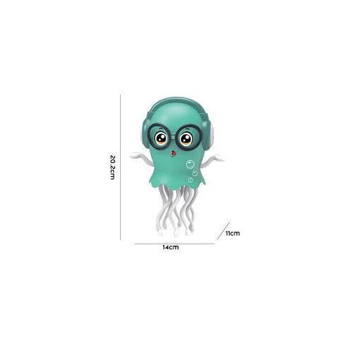 Dancing Octopus Toy for Kids, Electric Crawling Jellyfish Toy with Light and Music, Luminous and Moving, Birthday Gift for Boys and Girls