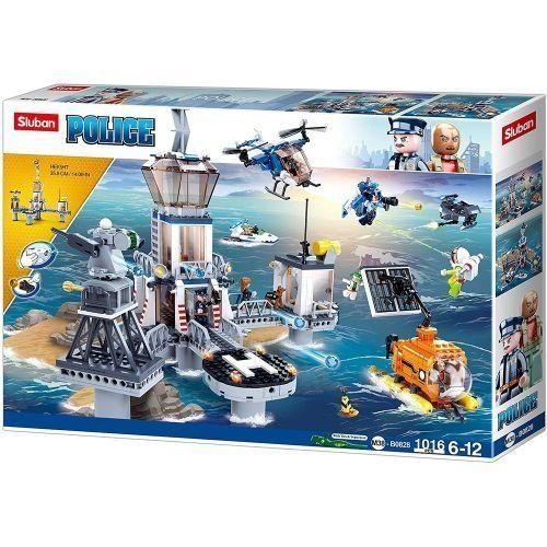 Police Prison Building Blocks 1016 Pieces - B0828