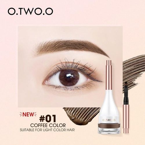 O.TWO.O Natural Shaping EyeBrow Dying Cream - 01/Coffee Color 5GM